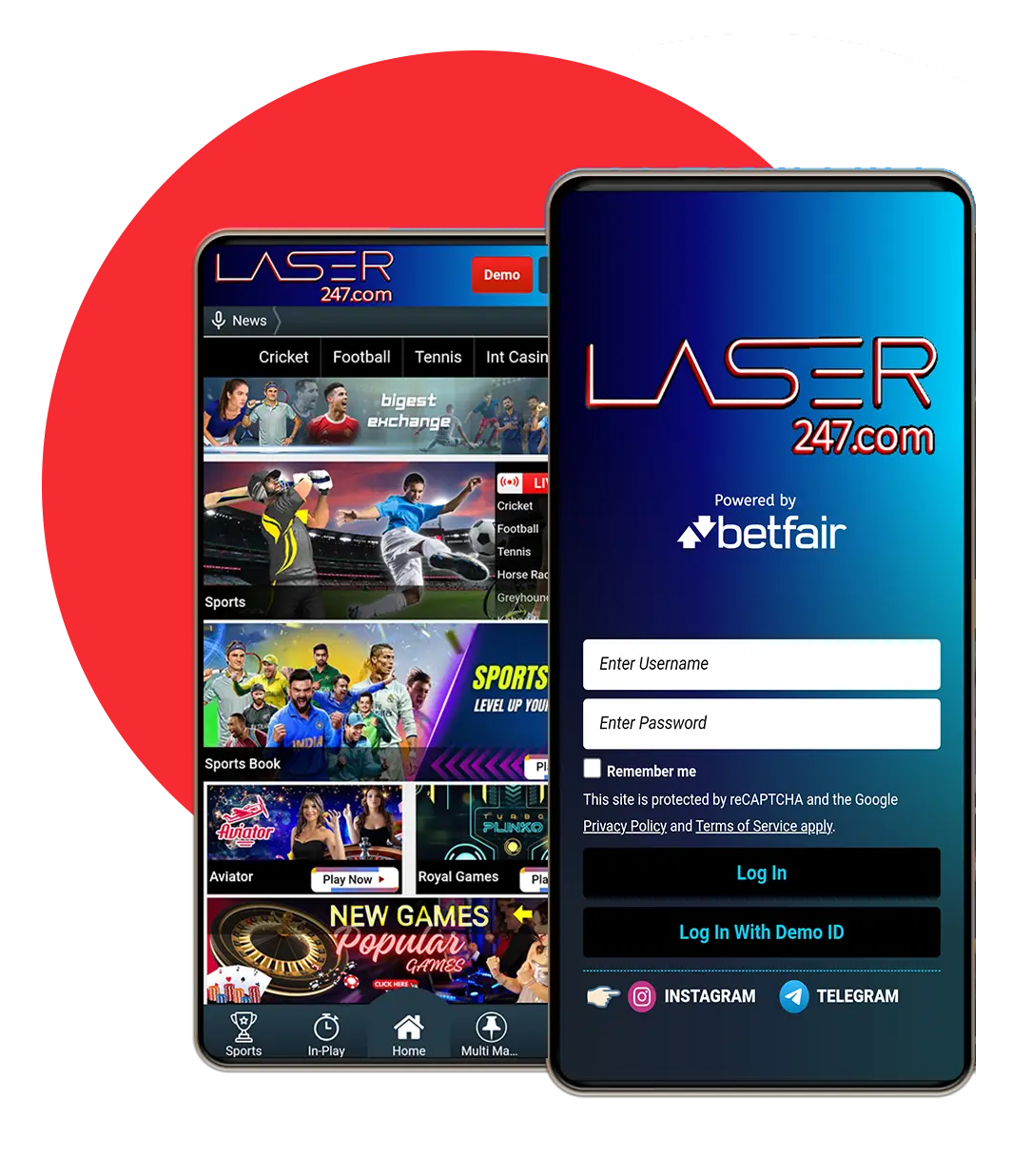 Download Laser247 App